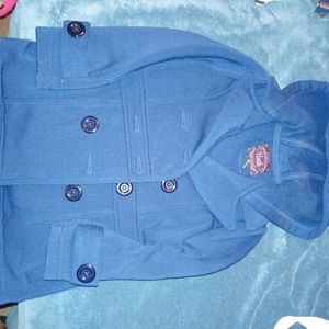 NWOT Size 3 Toddler Hooded Navy Peacoat